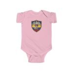 USA Soccer Shield Baby Bodysuit - Patriotic 4 Star Infant One-Piece - United States Athletic Crest Romper - Red White and Blue Newborn Sports Fan Gift - Image 4