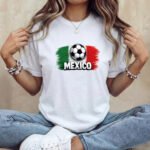 Mexico Soccer T-Shirt, Mexico National Team Fan Apparel, Mexican Flag Futbol Tee, Soccer Fan Gift, World Cup Style Shirt, Mexico Sports Clothing Premium Fitted 100% Cotton