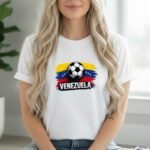 Venezuela Soccer T-Shirt, Venezuela National Team Fan Apparel, Venezuelan Flag Futbol Tee, Soccer Fan Gift, World Cup Style Shirt, Venezuela Sports Clothing Premium Fitted 100% Cotton