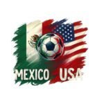 Mexico vs USA Soccer SVG PNG - International Soccer Rivalry Clipart - Mexico and USA Flag Sports Design - Soccer Ball Sublimation - Digital Download Shirts Vinyl Cut File Instant Digital Download