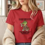 Sarcastic Alligator T-Shirt, Funny Gator Graphic Tee, If You’re Going To Have Opinions About My Life Shirt, Snarky Humor Gift, Witty Animal Shirt Clothing Premium Fitted 100% Cotton