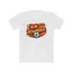 Spain Soccer T-Shirt, I Love Espana Football Tee, Spanish National Team Fan Apparel, Red and Yellow Soccer Graphic Shirt, Gift for Spain Fans Men and Women Top Shirt Premium Fitted 100 Cotton - Image 9