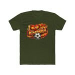 Spain Soccer T-Shirt, I Love Espana Football Tee, Spanish National Team Fan Apparel, Red and Yellow Soccer Graphic Shirt, Gift for Spain Fans Men and Women Top Shirt Premium Fitted 100 Cotton - Image 3