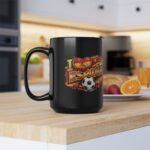 15oz I Love España Coffee Mug, Spain Soccer Fan Mug, Spanish Football Ceramic Cup, Red and Yellow Soccer Fan Gift, National Team Mug Decor, Sports Fan Cup Drinkware - Image 6