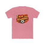 Spain Soccer T-Shirt, I Love Espana Football Tee, Spanish National Team Fan Apparel, Red and Yellow Soccer Graphic Shirt, Gift for Spain Fans Men and Women Top Shirt Premium Fitted 100 Cotton - Image 6
