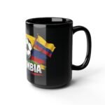 15oz Colombia Soccer Mug, Colombia Flag Coffee Cup, Futbol Fan Gift, Colombian Pride Gift, Soccer Lover Mug, Team Colombia Decor, Sports Fan Cup Drinkware - Image 2