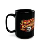 15oz I Love España Coffee Mug, Spain Soccer Fan Mug, Spanish Football Ceramic Cup, Red and Yellow Soccer Fan Gift, National Team Mug Decor, Sports Fan Cup Drinkware - Image 5