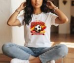 España Soccer T-Shirt, Spanish Football Fan Apparel, Pasión y Orgullo Tee, Vintage Spain National Team Shirt, Gift for Spanish Soccer Fans Men and Women Top Shirt Premium Fitted 100 Cotton