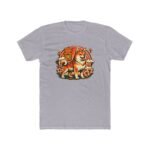 Japanese Shiba Inu T-Shirt - Aesthetic Sakura Cherry Blossom Graphic Tee - Retro Ukiyo-e Style Dog Lover Shirt - Kawaii Akita Inu Japanese Art TopDog Horse Lovers Apparel Shirt Premium Fitted 100% Cotton - Image 2