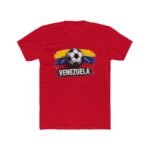 Venezuela Soccer T-Shirt, Venezuela National Team Fan Apparel, Venezuelan Flag Futbol Tee, Soccer Fan Gift, World Cup Style Shirt, Venezuela Sports Clothing Premium Fitted 100% Cotton - Image 6