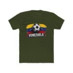 Venezuela Soccer T-Shirt, Venezuela National Team Fan Apparel, Venezuelan Flag Futbol Tee, Soccer Fan Gift, World Cup Style Shirt, Venezuela Sports Clothing Premium Fitted 100% Cotton - Image 3