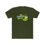 No Caipirinha No Life T-Shirt, Brazilian Cocktail Graphic Tee, Funny Cachaça Drinking Shirt, Summer Party Apparel, Gift for Cocktail Lover Premium Fitted 100% Cotton - Image 3