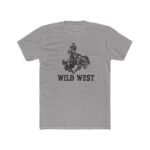 Wild West Cowboy Shirt, Bucking Bronco T-Shirt, Western Rodeo Tee, Vintage Country Graphic Shirt, Rustic Cowboy Streetwear Clothing Premium Fitted 100% Cotton - Image 8