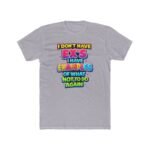 I Don't Have Ex's I Have Examples T-Shirt, Funny Sarcastic Quote Tee, Relatable Humor Graphic Shirt, Sassy Relationship Apparel, Gift for Friend Premium Fitted 100% Cotton - Image 2