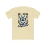 Argentina Soccer T-Shirt, La Albiceleste Football Tee, Argentina World Cup Fan Apparel, Vintage Style Argentina Soccer Shirt, Gift for Argentina Soccer Fans Sports Clothing Premium Fitted 100% Cotton (Copy) - Image 5