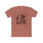 Born To Shit Forced To Wipe Shirt, Funny Meme T-Shirt, Ironic Badass Cowboy Graphic Tee, Western Humor Gag Gift, Sarcastic Streetwear Clothing Premium Fitted 100% Cotton - Image 7