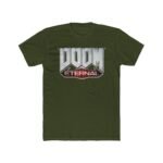 DOOM Eternal Logo T-Shirt -Gaming Graphic Tee - Hell Walker Slayer Merchandise - Men’s Retro Gaming Shirt Premium Fitted 100% Cotton - Image 3