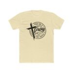 Pray On It Pray Over It Pray Through It T-Shirt, Christian Faith Graphic Tee, Inspirational Bible Verse Shirt, Religious Encouragement Apparel Gift Premium Fitted 100 Cotton - Image 2