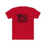 This Is My First Rodeo Shirt, Funny American Flag Cowboy T-Shirt, Patriotic Western Tee, Sarcastic Country Graphic Shirt Premium Fitted 100% Cotton - Image 6