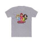 Powerpop Girls T-Shirt – Retro 2000s Pop Fan Apparel – Y2K Aesthetic Girl Group Shirt – Cute Kawaii Parody Tee Apparel Shirt Premium Fitted 100% Cotton Tee - Image 2