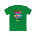 I Don't Have Ex's I Have Examples T-Shirt, Funny Sarcastic Quote Tee, Relatable Humor Graphic Shirt, Sassy Relationship Apparel, Gift for Friend Premium Fitted 100% Cotton - Image 8