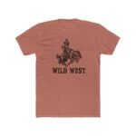 Wild West Cowboy Shirt, Bucking Bronco T-Shirt, Western Rodeo Tee, Vintage Country Graphic Shirt, Rustic Cowboy Streetwear Clothing Premium Fitted 100% Cotton - Image 7