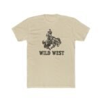 Wild West Cowboy Shirt, Bucking Bronco T-Shirt, Western Rodeo Tee, Vintage Country Graphic Shirt, Rustic Cowboy Streetwear Clothing Premium Fitted 100% Cotton - Image 9