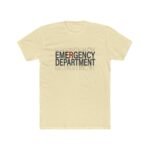 Emergency Department Minimalist T-Shirt – ER Nurse Doctor Medical Apparel Shirt Premium Fitted 100% Cotton Tee - Image 4