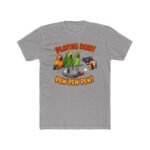 Playing Dead Parrot T-Shirt, Funny Pew Pew Pew Tee, Cute Bird Meme Shirt, Sarcastic Animal Graphic Tee, Cartoon Humor Gift Premium Fitted 100% Cotton - Image 8