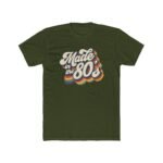 Made in the 80s Shirt – Vintage Retro 1980s T-Shirt – 80s Birthday Gift Tee – Classic Aesthetic Graphic Top – Distressed 80s Style Shirt Apparel Shirt Premium Fitted 100% Cotton Tee - Image 3