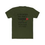 Funny Teacher Appreciation T-shirt, If You Can Read This Thank A Teacher Shirt, Teacher Humour Graphic Tee, Back to School Outfit, End of Year Gift for Teachers Clothing Premium Fitted 100... - Image 3