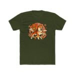 Japanese Shiba Inu T-Shirt - Aesthetic Sakura Cherry Blossom Graphic Tee - Retro Ukiyo-e Style Dog Lover Shirt - Kawaii Akita Inu Japanese Art TopDog Horse Lovers Apparel Shirt Premium Fitted 100% Cotton - Image 3