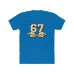 Six Seven Number 67 T-Shirt, Internet Culture Meme Gift Custom Graphic Apparel Men and Women Top Shirt Premium Fitted 100% Cotton - Image 7