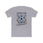 Argentina Soccer T-Shirt, La Albiceleste Football Tee, Argentina World Cup Fan Apparel, Vintage Style Argentina Soccer Shirt, Gift for Argentina Soccer Fans Sports Clothing Premium Fitted 100% Cotton (Copy) - Image 2