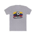 Venezuela Soccer T-Shirt, Venezuela National Team Fan Apparel, Venezuelan Flag Futbol Tee, Soccer Fan Gift, World Cup Style Shirt, Venezuela Sports Clothing Premium Fitted 100% Cotton - Image 2