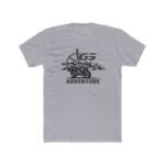 GS Adventure Motorcycle T-Shirt, Dual Sport Dirt Bike Tee, Mountain Compass Graphic Shirt, Enduro Biker Apparel, Gift for Rider Clothing Premium Fitted 100% Cotton - Image 3