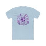One Less Lonely Girl T-Shirt - Y2K Nostalgia Graphic Tee - Purple Disco Ball Pop Fan Shirt - Retro 2010s Aesthetic Concert Top - Cute Butterfly & Music Note Streetwear Shirt Premium Fitted 100% Cotton - Image 7