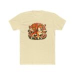 Japanese Shiba Inu T-Shirt - Aesthetic Sakura Cherry Blossom Graphic Tee - Retro Ukiyo-e Style Dog Lover Shirt - Kawaii Akita Inu Japanese Art TopDog Horse Lovers Apparel Shirt Premium Fitted 100% Cotton - Image 5