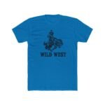 Wild West Cowboy Shirt, Bucking Bronco T-Shirt, Western Rodeo Tee, Vintage Country Graphic Shirt, Rustic Cowboy Streetwear Clothing Premium Fitted 100% Cotton - Image 4