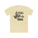 And They Call The Thing Rodeo Shirt, Funny Cowboy T-Shirt, Western Rodeo Tee, Vintage Country Music Graphic Shirt Clothing Premium Fitted 100% Cotton - Image 5
