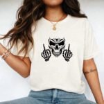 I Ain't Apologizing T-Shirt, Leave Me Alone Skull Tee, Offensive Sarcastic Graphic Shirt, Edgy Attitude Apparel, Badass Gift Premium Fitted 100 Cotton