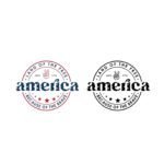 America SVG PNG Bundle - Land of the Free Because of the Brave Cut File - Patriotic Retro Sublimation Vector Design Instant Digital Download