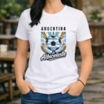Argentina Soccer T-Shirt, La Albiceleste Football Tee, Argentina World Cup Fan Apparel, Vintage Style Argentina Soccer Shirt, Gift for Argentina Soccer Fans Sports Clothing Premium Fitted 100% Cotton