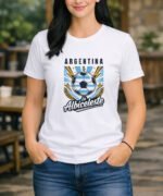 Argentina Soccer T-Shirt, La Albiceleste Football Tee, Argentina World Cup Fan Apparel, Vintage Style Argentina Soccer Shirt, Gift for Argentina Soccer Fans Sports Clothing Premium Fitted 100% Cotton (Copy)