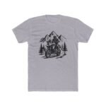 Adventure Motorcycle T-Shirt, Dual Sport Dirt Bike Tee, Mountain Rider Graphic Shirt, Enduro Biker Gift, BMW Adventure, ADV Touring Apparel Apparel Gift Premium Fitted 100% Cotton - Image 2