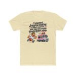 I Started Jogging Today Ice Cream Truck Shirt, Funny Running Tee, Sarcastic Workout Shirt, Gym Humor Graphic Tee, Fitness Gag Gift Apparel Premium Fitted 100% Cotton - Image 5