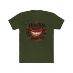 Joker Smile T-Shirt, Hahaha Creepy Grin Graphic Tee, Sarcastic Evil Laugh Shirt, Dark Humor Streetwear, Comic Villain Apparel Premium Fitted 100% Cotton - Image 3
